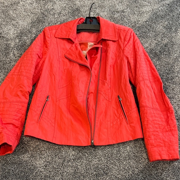 Vibrant orange  Jacket for Women - Picture 1 of 10